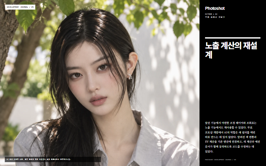 노출 계산의 재설계 — 5편 표지